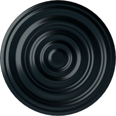 Ekena Millwork Carton Smooth Ceiling Medallion (Fits Canopies up to 9 1/8"), 29 1/8"OD x 1 1/2"P, Night Shade CM29CANSF